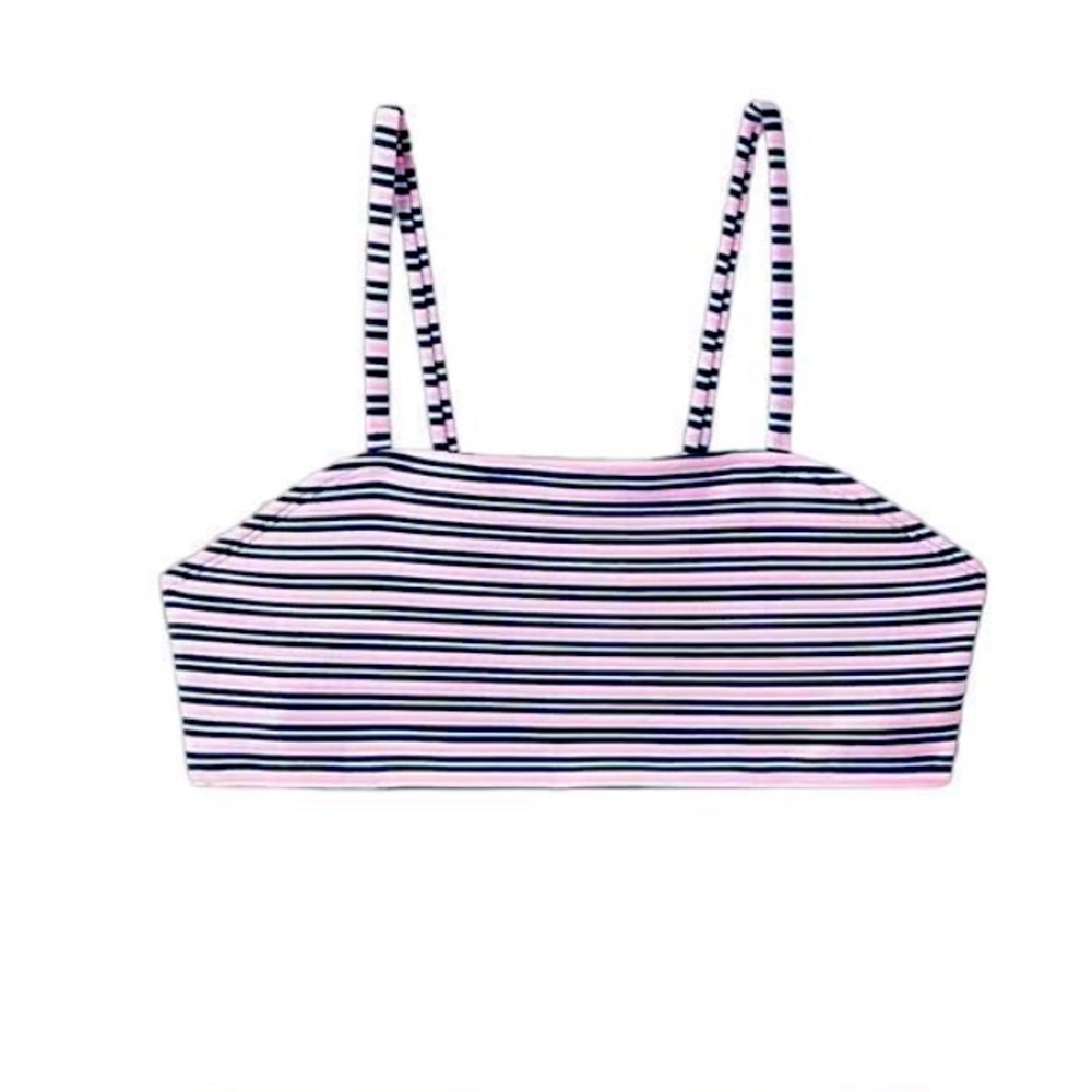 Girls Striped Bikini Set art class Blue/Blue/Pink